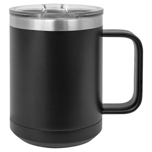 15oz Vacuum Insulated Mug with Slider Lid